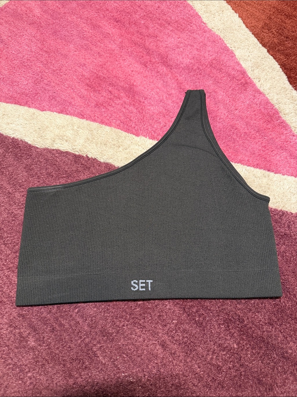 SET Active One Shoulder Bra Size S